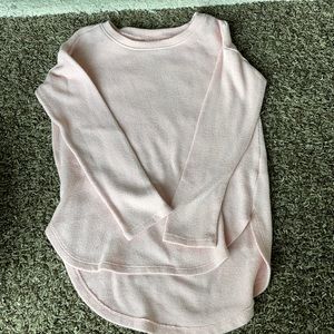 light pink long sleeve